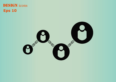 Friends iconのイラスト素材