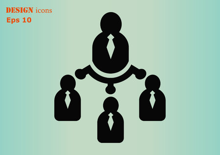 Business strategy icon, business concept icon, vector illustration.のイラスト素材