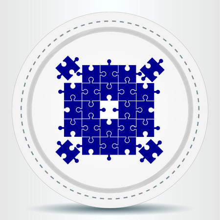 puzzle iconのイラスト素材