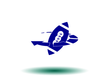 Equipment  American Football And Rugby iconのイラスト素材