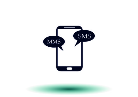 Phone talk iconのイラスト素材