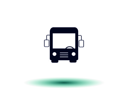 Bus iconのイラスト素材