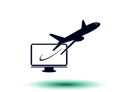 Aircraft iconのイラスト素材