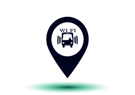 Bus iconのイラスト素材