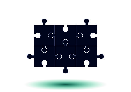 Puzzle iconのイラスト素材
