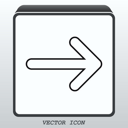 Arrow indicates the direction iconのイラスト素材