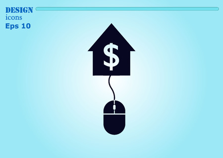 Electronic money iconのイラスト素材