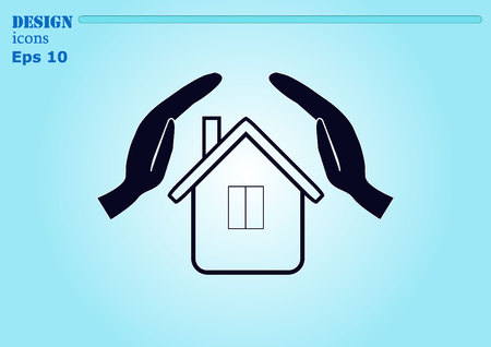 house icon, vector illustration.のイラスト素材