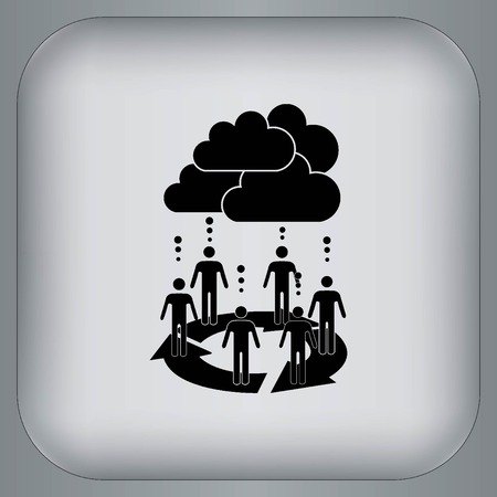 Friendship iconのイラスト素材