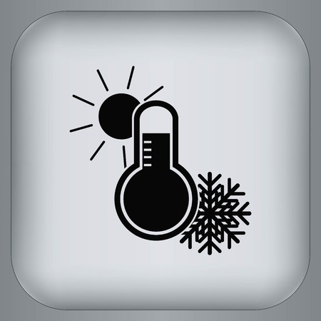Thermometer iconのイラスト素材