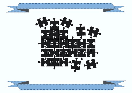 Puzzle iconのイラスト素材