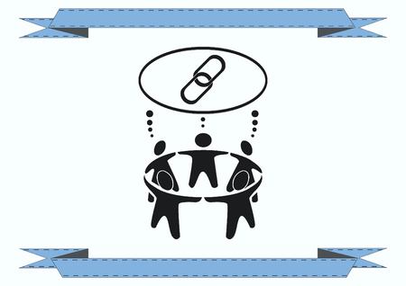 Friends iconのイラスト素材