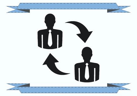 Business strategy icon, business concept icon, vector illustration.のイラスト素材