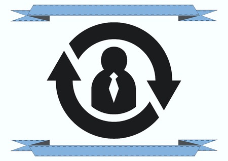 Business strategy icon, business concept icon, vector illustration.のイラスト素材