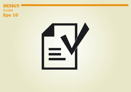 Check mark symbol,vector iconのイラスト素材