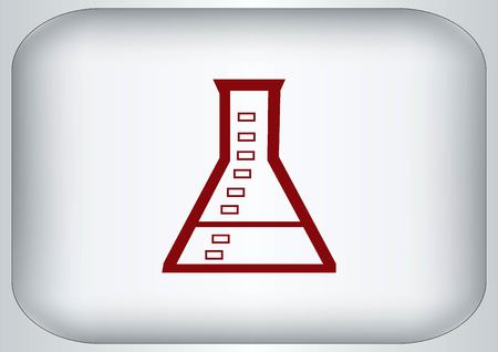 Laboratory equipment, chemistry, science iconのイラスト素材