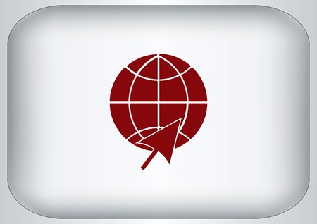 Globe iconのイラスト素材