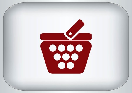 Shopping trolley, cart icon, On line sale iconのイラスト素材