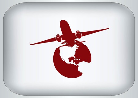 Aircraft iconのイラスト素材