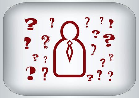 faq icon, question icon.のイラスト素材