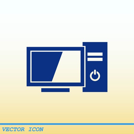 Computer, laptop iconのイラスト素材