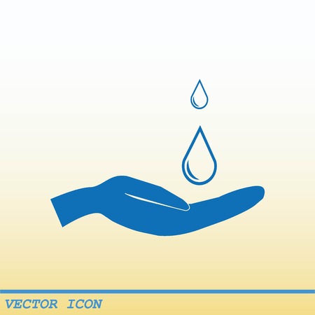 Droplet iconのイラスト素材