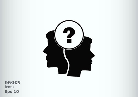 faq icon, question icon.のイラスト素材