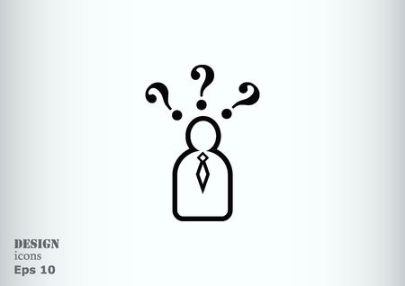 faq icon, question icon.のイラスト素材