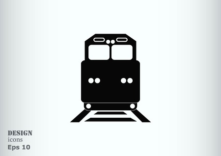 Freight train iconのイラスト素材