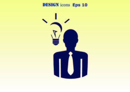 Business strategy icon, business concept icon, vector illustration.の写真素材