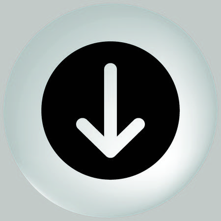 Arrow indicates the direction iconの写真素材
