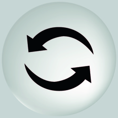 Arrow indicates the direction iconの写真素材