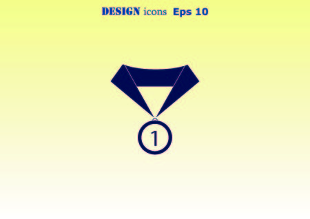Medal, reward, honor  iconのイラスト素材