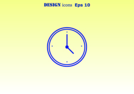 Clock iconのイラスト素材
