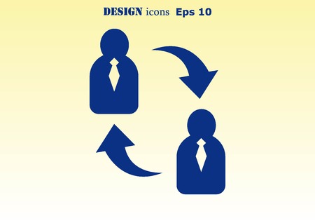 Business strategy icon, business concept icon, vector illustration.のイラスト素材