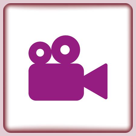 Video icon, vector illustrationのイラスト素材
