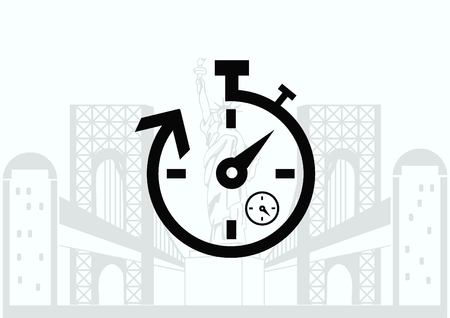 Clock iconのイラスト素材