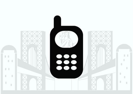 Phone talk iconのイラスト素材