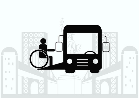 Bus iconのイラスト素材
