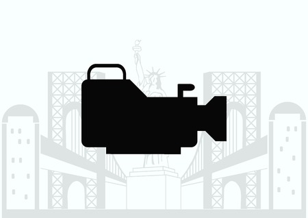 Video icon, vector illustrationのイラスト素材
