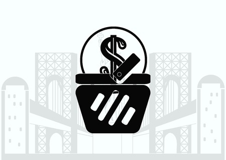 Electronic money iconのイラスト素材