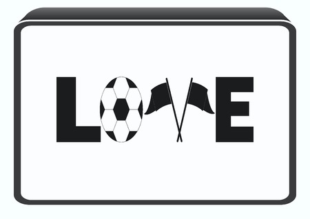 Football isolated on a white iconのイラスト素材