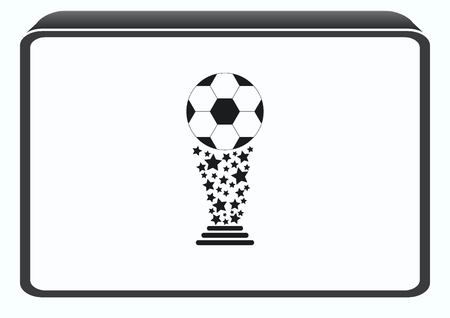 Soccer Cup, awarded the best team in football.のイラスト素材