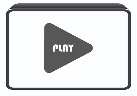 Video icon, vector illustrationのイラスト素材