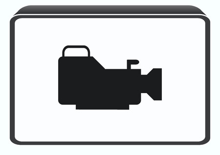 Video icon, vector illustrationのイラスト素材