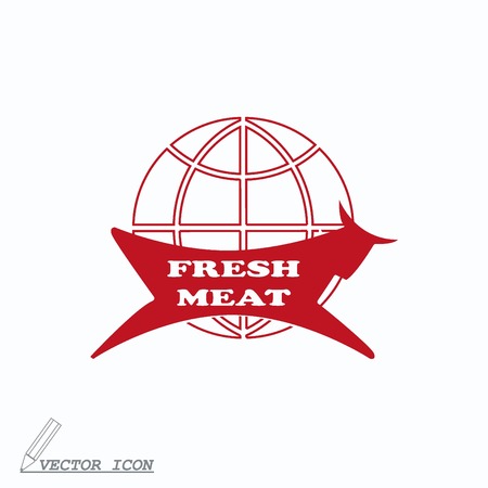 Vector icon of Meatのイラスト素材