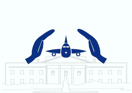 Aircraft iconのイラスト素材