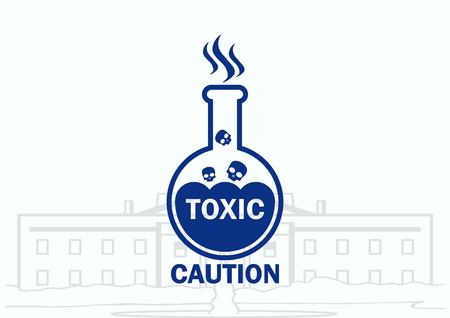 Laboratory equipment, chemistry, science iconのイラスト素材