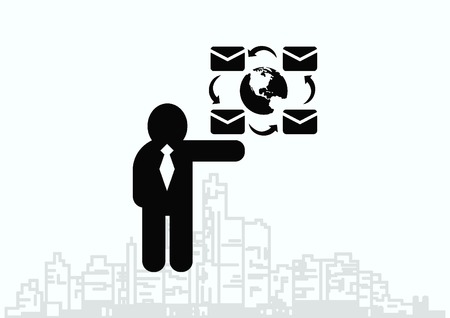 Business strategy icon, business concept icon, vector illustration.のイラスト素材