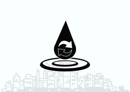 Droplet iconのイラスト素材